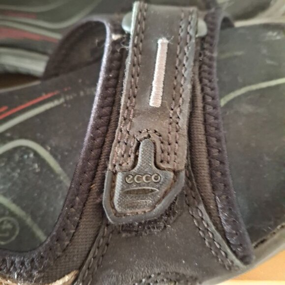 ECCO Men's Yucatan Sport Sandals - Black/Grey/Tan - EU 41 - Picture 7 of 8